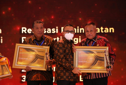 Bupati Lampung Selatan Terima Penghargaan dari Mendagri