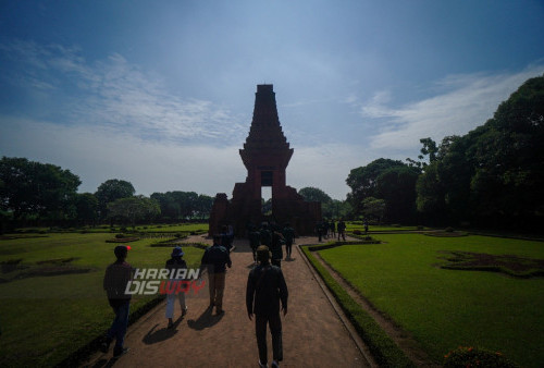 Laskar Rempah Susuri Candi di Trowulan