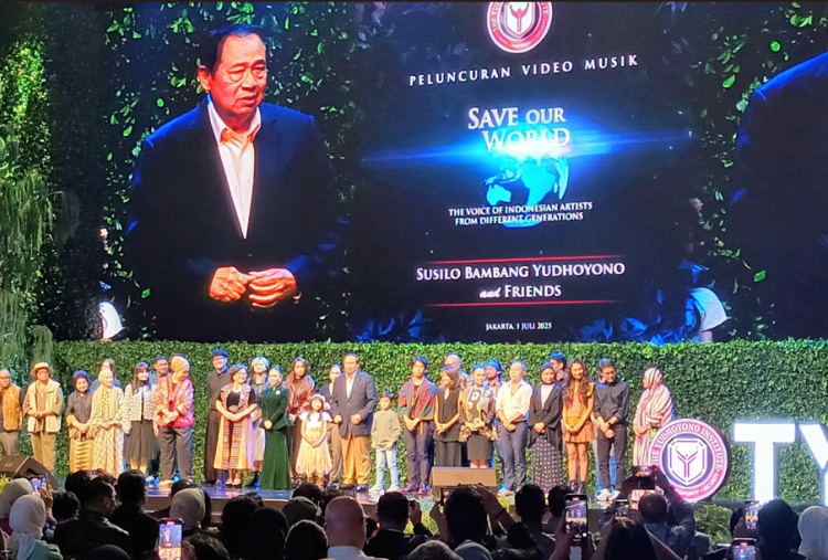 SBY Luncurkan Video Musik Save Our World: Seruan Menyelamatkan Bumi Lewat Seni