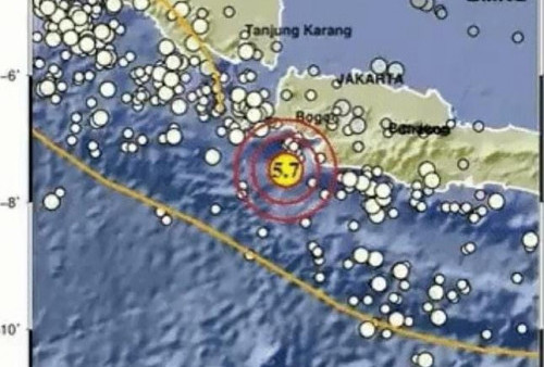 Gempa Bumi Magnitudo 5.2 Guncang Banten, BMKG: Tak Berpotensi Tsunami