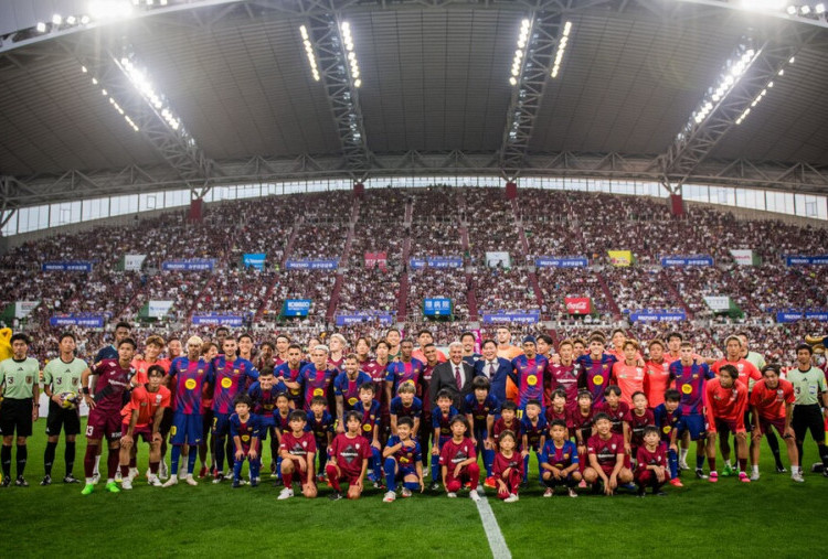 Rashford dan Bardghji Debut, Barcelona Tumbangkan Vissel Kobe 3-1