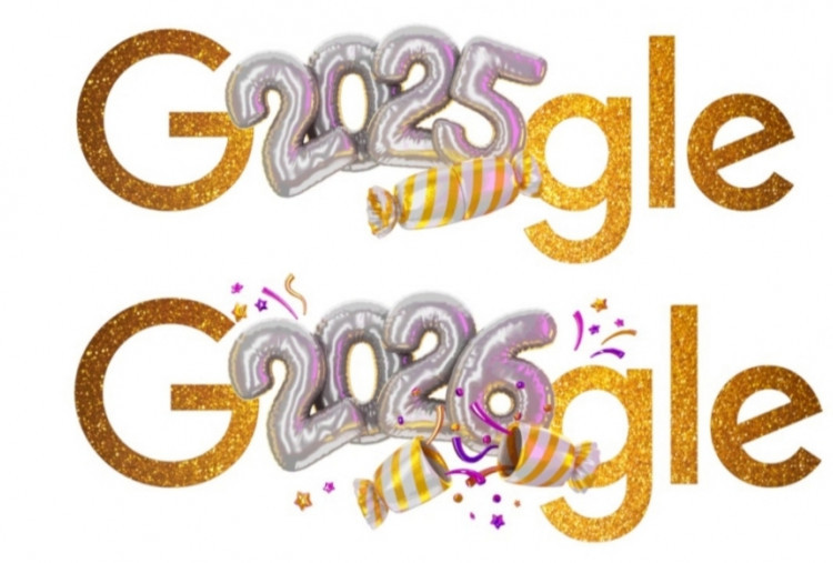 Google Doodle Rayakan Hitung Mundur Malam Tahun Baru 2026, Bye 2025