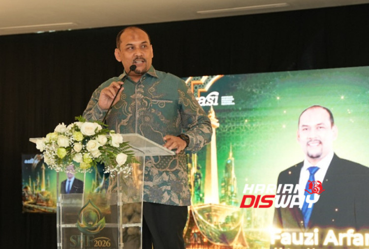 Ketua Umum AASI Fauzi Arfan menekankan pentingnya kolaborasi global dan penguatan ekosistem industri asuransi syariah untuk memperluas akses masyarakat terhadap perlindungan berbasis syariah. Foto: AASI