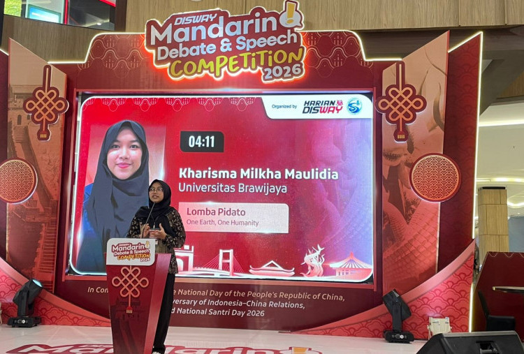 Hobi Nonton Drama China, Kharisma Tampil Percaya Diri dalam Disway Mandarin Debate & Speech Competition 2026