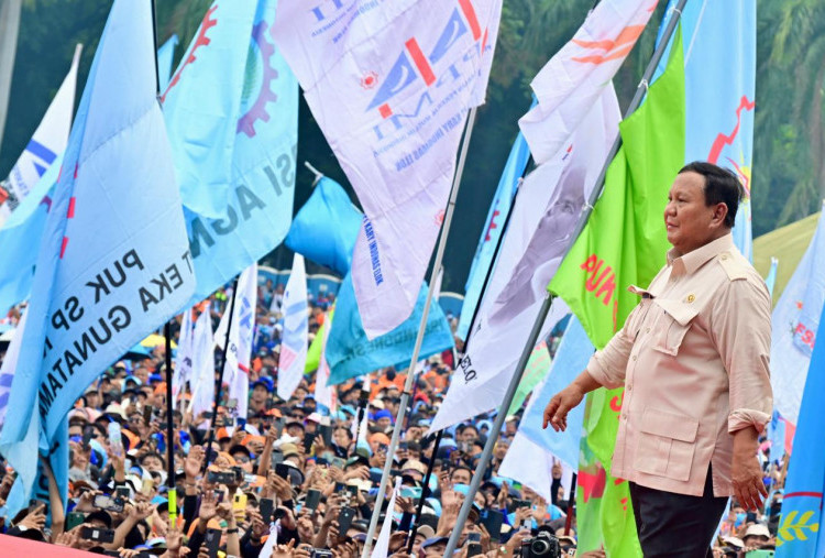 Momen Bersejarah! Prabowo Jadi Presiden Pertama Sejak Soekarno Hadiri May Day, Dipuji Dunia