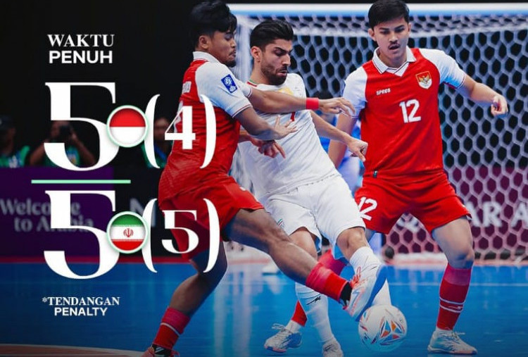 Timnas Futsal Indonesia Kalah Lawan Iran di Final AFC, Kalah Adu Penalti Lawan Iran 