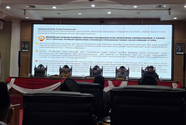 Mantan Waket 1 DPRD Kota Pasuruan Pertanyakan Pengesahan Perda Dana Cadangan untuk JLU