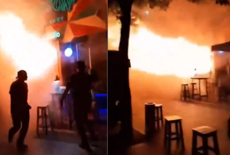 Detik-Detik Kebakaran di Bar Bangkok Thailand, 27 Orang Dilaporkan Tewas dan 22 Kritis 