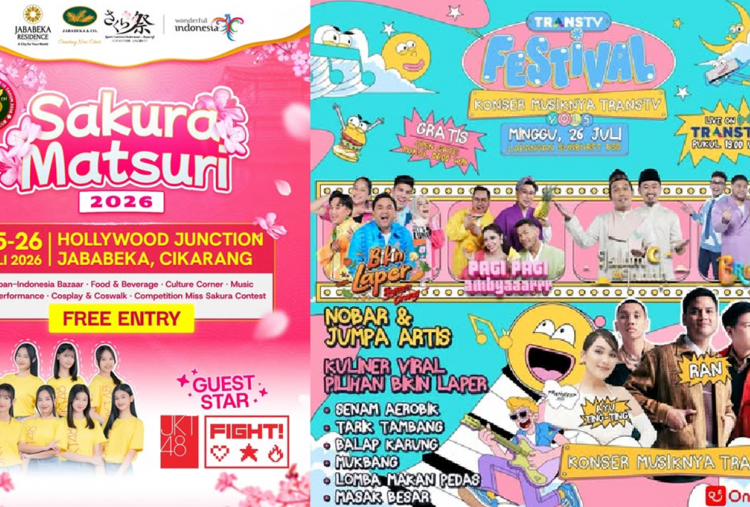 6 Konser Gratis di Jabodetabek 25-26 Juli 2026, Malam Minggu Karaokean Bareng JKT48 hingga Ayu Ting Ting