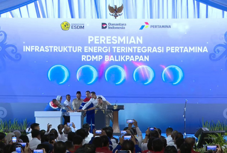 Prabowo Resmikan RDMP Balikpapan, Investasi Senilai Rp123 Triliun