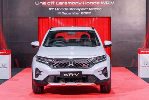 Honda WR-V Mulai Diproduksi, 1.500 Pemesan Segera Terima Unit