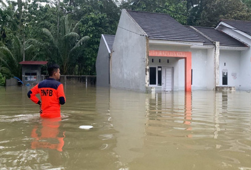 Banjir Rendam Puluhan Rumah Pangandaran