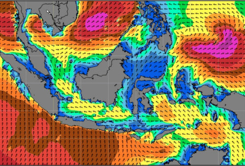 Gelombang Tinggi Hingga 6 Meter Berlanjut Sampai 18 Juli 