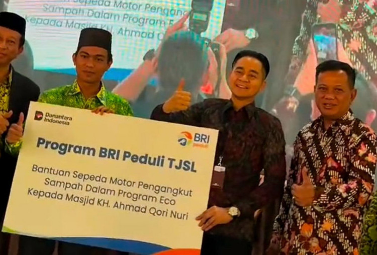 BRI Serahkan Motor Pengangkut Sampah untuk Eco Masjid di Ponpes Al Ittifaqiah Ogan Ilir