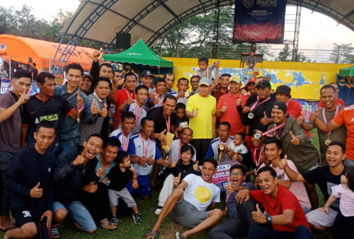 Gol Mas Udin Hantarkan OS Linggau Juara Turnamen Sepakbola U-45