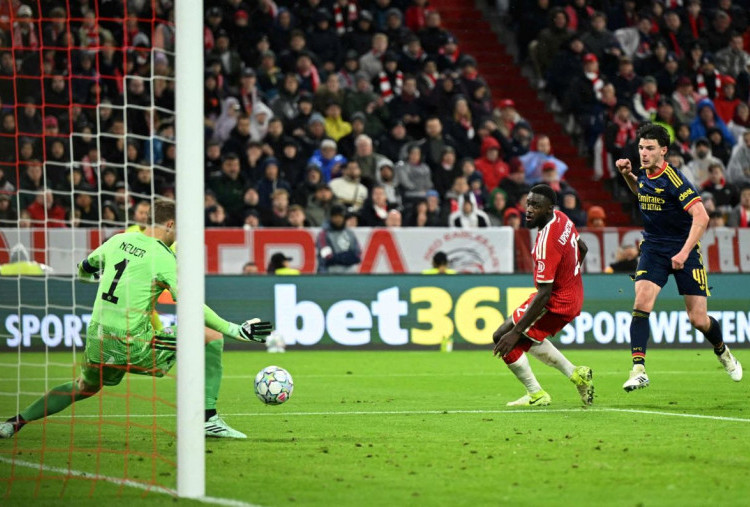 Rating Pemain Arsenal yang Imbangi Bayern Munchen 2-2, Declan Rice Penyelamat!