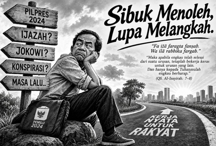 Sibuk Menoleh, Lupa Melangkah