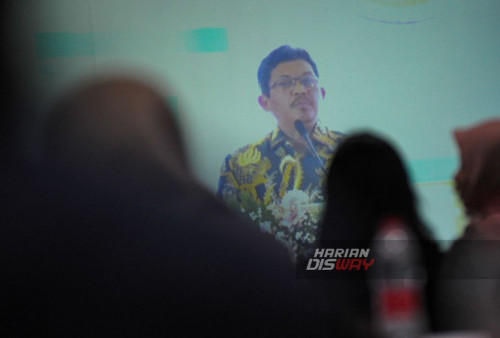 Direktur Utama BPJS Kesehatan, Ghufron Mukti, menegaskan bahwa tahun 2023 adalah momentum penting dalam perjalanan BPJS Kesehatan, dengan fokus utama pada Transformasi Mutu Layanan. Melalui transformasi ini, BPJS Kesehatan bertujuan untuk memberikan pelayanan yang mudah diakses, cepat pelayanannya, dan setara untuk setiap peserta JKN. (Julian Romadhon/Harian Disway)
