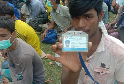 Pengungsi Rohingya Terdampar di Aceh, Kondisi Memprihatinkan Lemas Tanpa Makanan di Lautan