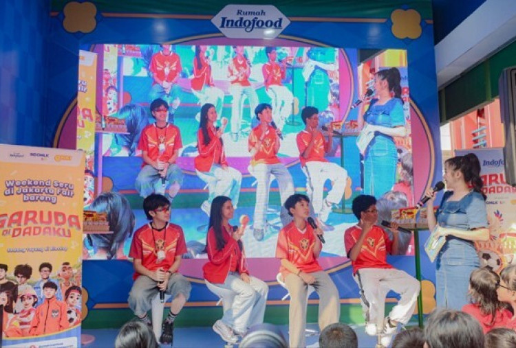 Keanu Azka dan Quinn Salman Sapa Pengunjung Jakarta Fair, Indofood Dukung Film Garuda di Dadaku