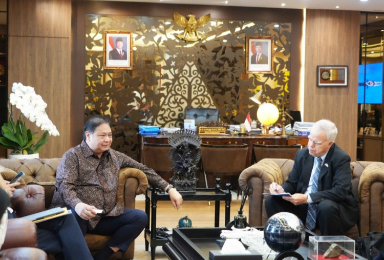 Airlangga dan Diplomat AS Bahas Energi Nuklir hingga Dukungan OECD