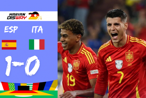 Spanyol vs Italia 1-0: La Roja Tekuk Juara Bertahan Euro Lewat Gol Bunuh Diri Calafiori