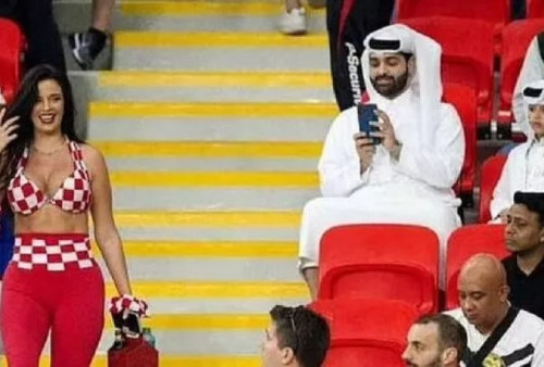 Fans Qatar Bantah Intip Kemolekan Tubuh Seksi Miss Kroasia: 'Tak Sesuai Budaya Kita'