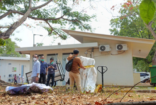Puslabfor Bawa UPS yang Meledak di Eka Hospital