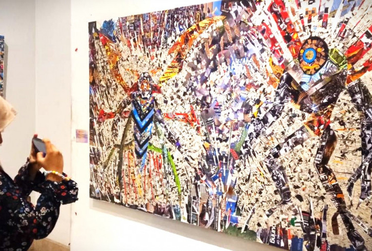 Mahasiswa STKWS Tonjolkan Kegemaran di Pameran Seni Magnify, Tunjukkan Karakter Diri Hingga Monster Ben 10