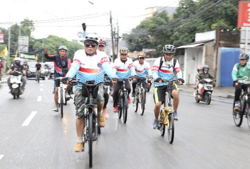 Ribuan Warga Antusias Ikuti Fun Bike HUT ke-30 Kota Tangerang 
