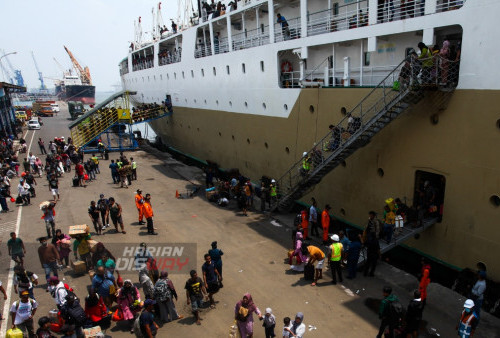 Mudik Moda Angkutan Laut di Surabaya