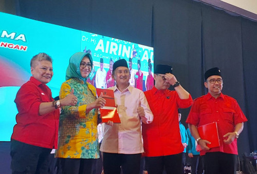 Pilgub Banten 2024, PDIP Resmi Usung Airin Rachmi Diany dan Ade Sumardi