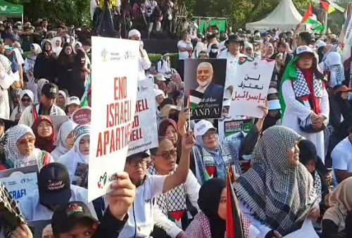 Aksi Bela Palestina Digelar di Kedubes AS Pagi Ini, 1.300 Lebih Personel Kepolisian Dikerahkan