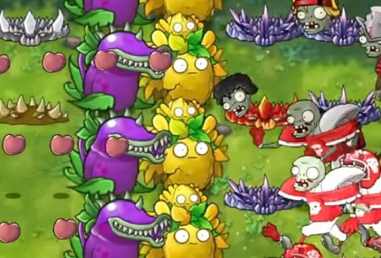 5 Kombinasi Tanaman Pertahanan Terbaik di Plants vs Zombies Fusion Edition