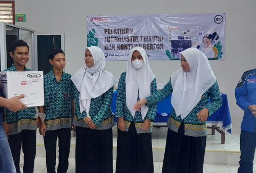 Manfaatkan Gawai, IJTI Lampung Latih Pelajar Jadi Jurnalis Warga