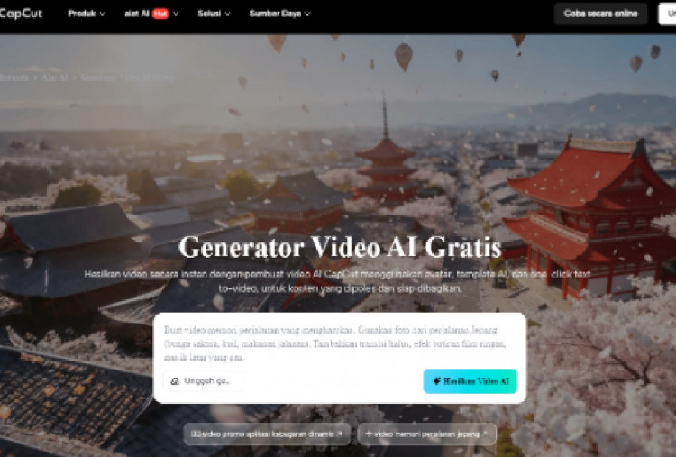 Video Ai CapCut Membantu Editing Lebih Efisien Lewat Online Video Editor