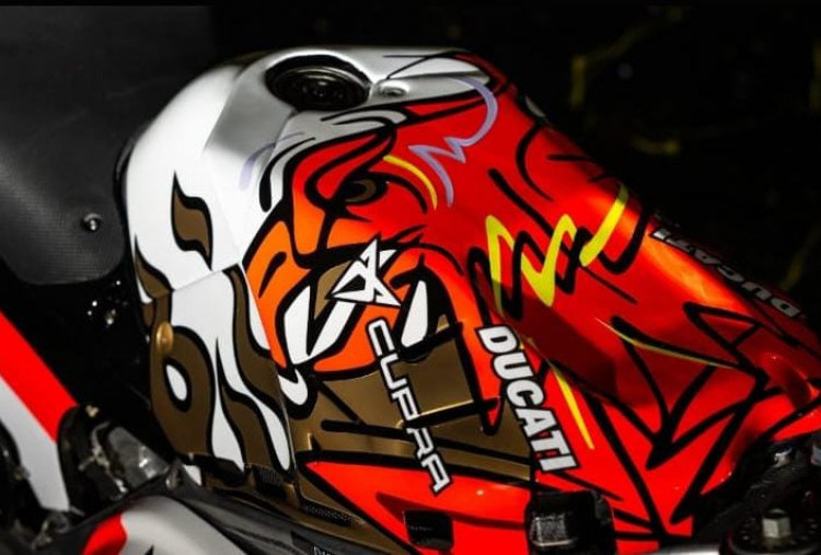 Merah Putih Membentang di Ducati VR46, Penghormatan Valentino Rossi Cs untuk Indonesia