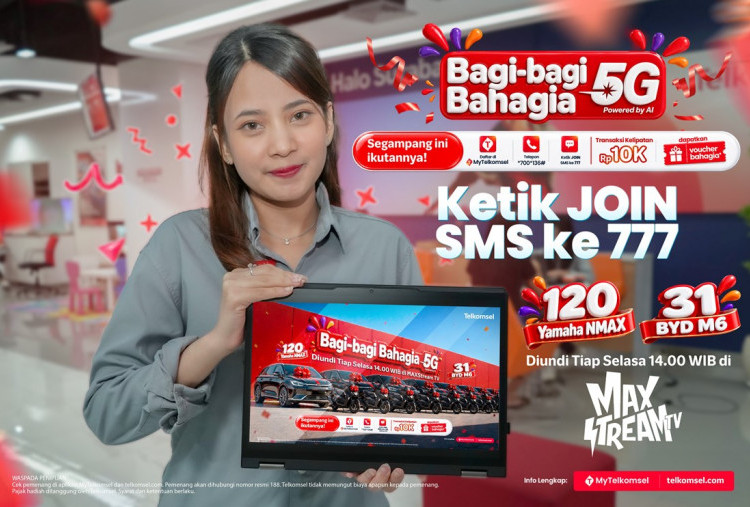 Telkomsel Gelar Program Bagi-Bagi Bahagia Berhadiah Puluhan Mobil Listrik dan Ratusan Motor di Surabaya