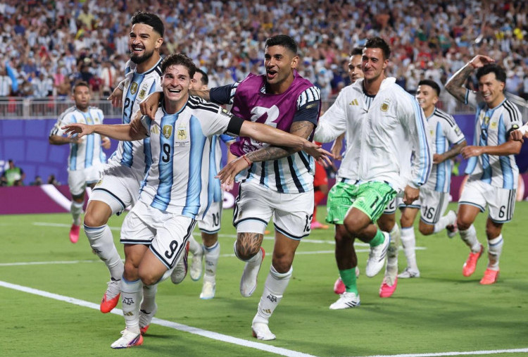 Argentina vs Swiss 3-1, Albiceleste Ditunggu Inggris di Semifinal
