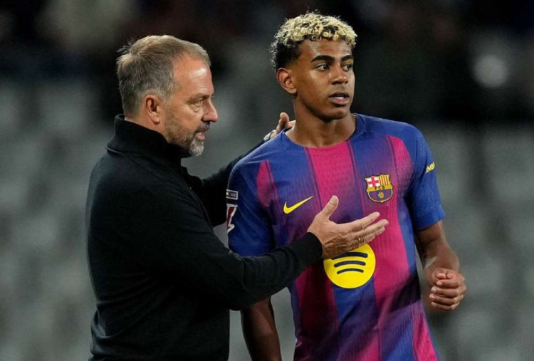 Lamine Yamal Dikritik Karena Tak Rayakan Gol Lewandowski, Flick Angkat Suara