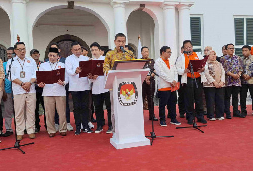 3 Paslon Cagub dan Cawagub Jakarta Deklarasi Kampanye Damai di Kota Tua, Ini Isinya