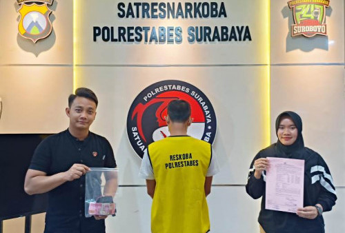 Bandar Sabu Asal Tubanan COD di Madura Ditangkap Polisi Surabaya