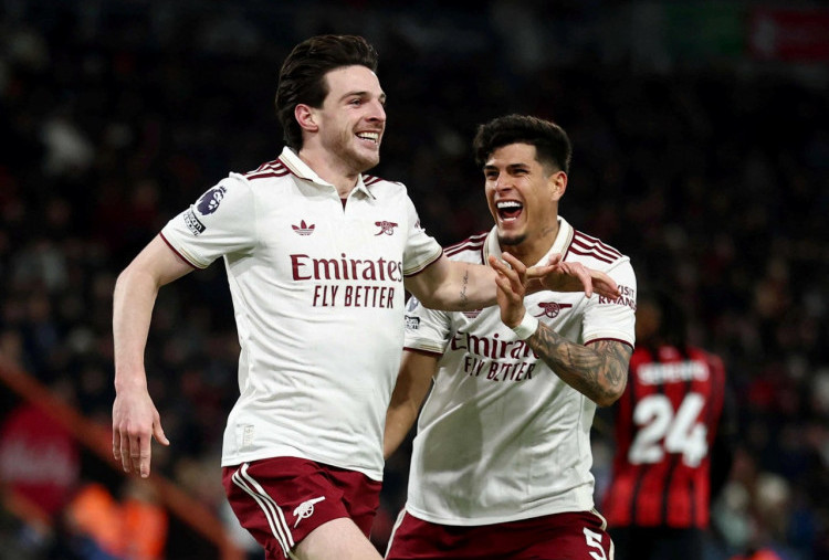 Rating Pemain Arsenal yang Menang Tipis Lawan Bournemouth, Declan Rice The Best!
