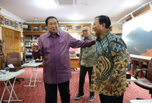 Prabowo Silaturahmi Lebaran ke SBY di Cikeas: Junior Sowan ke Senior