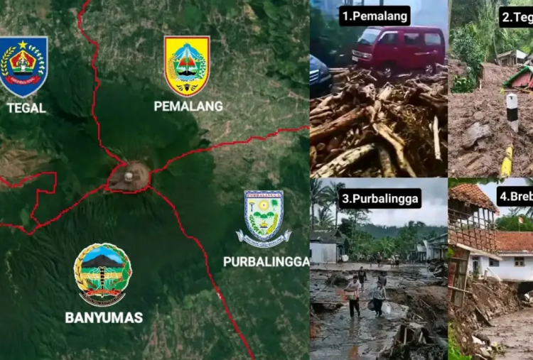 4 Kabupaten Diterjang Banjir Bandang Gunung Slamet, BNPB Ungkap Faktor Pemicunya