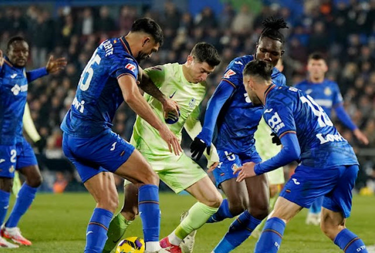 Getafe vs Barcelona 1-1: Blaugrana Melempem di La Liga, Gagal Menang Empat Laga Beruntun