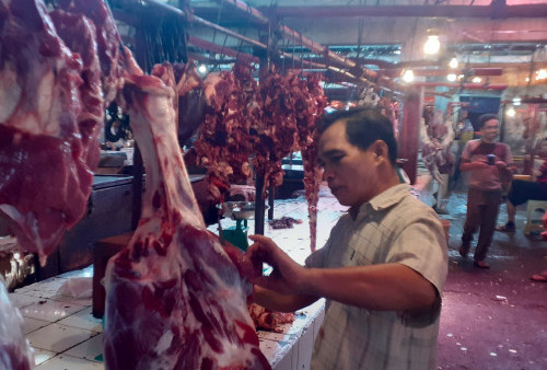 Penjualan Daging Sapi di Lubuklinggau Turun 50 Persen