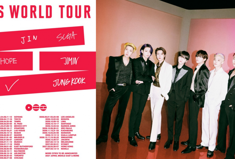 Jadwal Lengkap BTS World Tour 2026 Beserta Daftar Negara yang Dikunjungi, Indonesia Kebagian Desember!