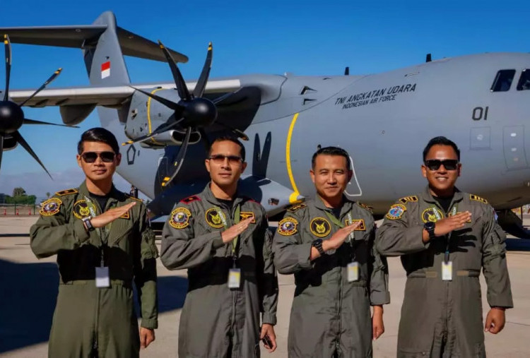 Empat Pilot TNI AU Rampungkan Latihan Menerbangkan Pesawat Angkut Airbus A400M
