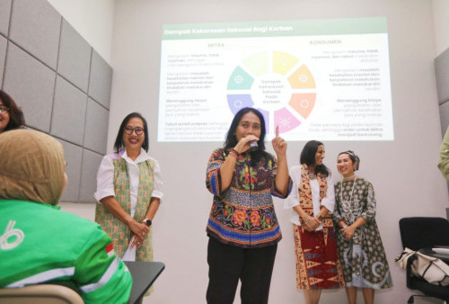 KemenPPPA kembali menandatangani Nota Kesepahaman dengan Grab Indonesia dan UNFPA terkait rangkaian Pelatihan Akbar Keselamatan Untuk Mitra Grab (PAKEM). Itu menjadi kelanjutan dari program tahun lalu. (Raka Denny/Harian Disway)